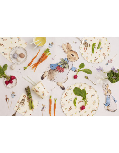 6 Cake Toppers Pierre Lapin Et Ses Amis Meri Meri Les Bambetises