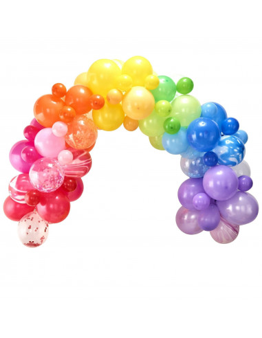 Kit Arche Ballons Arc En Ciel Deco Fetes Les Bambetises