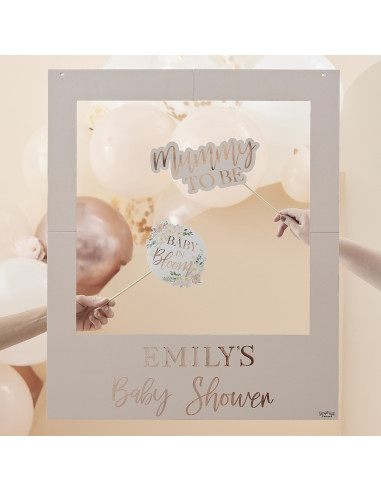 Cadre Photobooth Baby Shower A Personnaliser Les Bambetises