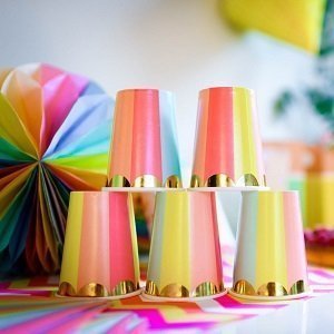 baby-shower-multicolore-gobelets
