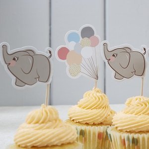 cake-toppers-piques-gateaux-bapteme-decoration-gateau-bapteme-piques-petit-elephant