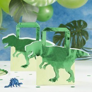 anniversaire-theme-dinosaures-sacs-cadeaux-invites-dinosaures